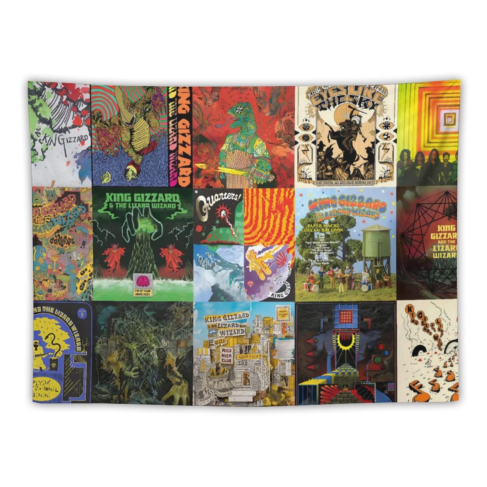 Amazon.com: YWVWY King Gizzard and the Lizard Wizard Vinyl Rock